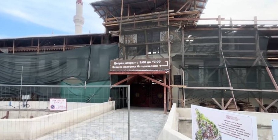 Ханский дворец в Бахчисарае — это единственный в мире образец крымскотатарской дворцовой архитектуры Ханский дворец, реставрация, Крым, археологические ценности, крымские татары, исторические сооружения, ЮНЕСКО, оккупация, культурное наследие, Украина