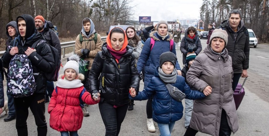 Біженці з України
