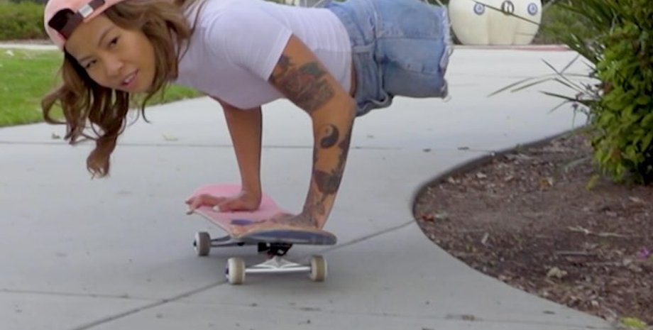 Канья Сессер, рекорд, скейтборд