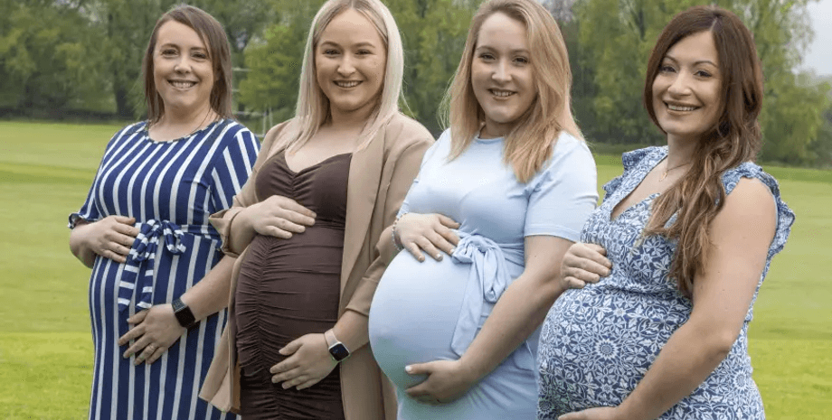 Беременные женщины, беременные девушки, сестры, семья, беременность,