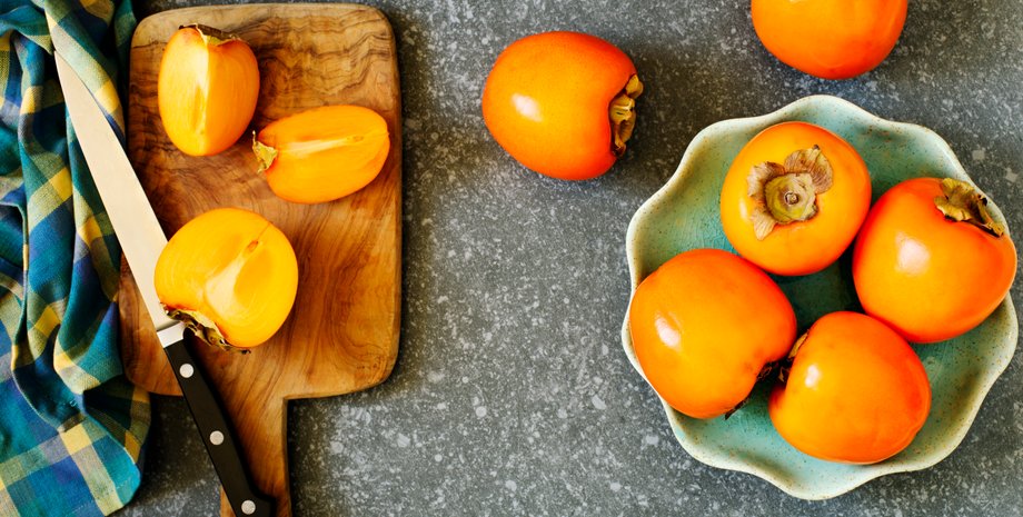 хурма, салат с хурмой, простой рецепт салата с хурмой, салат для тарталеток, новогодний стол