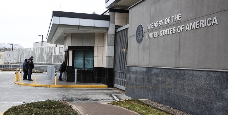 посольство США в Україні, посольство США, евакуація дипломатів, евакуація дипломатів з України