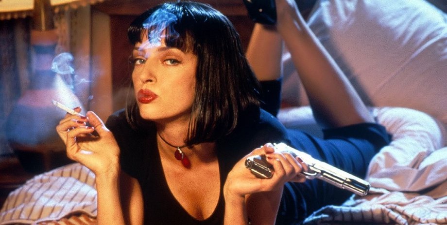 ума турман, Криминальное чтиво, фильмы квентина тарантино, ума турман тарантино