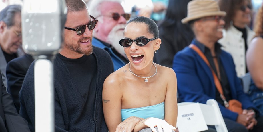 Ченнинг Татум и Зои Кравиц, невеста Ченнинга Татума, дочь Ленни Кравица, возьми меня на месяц фильм