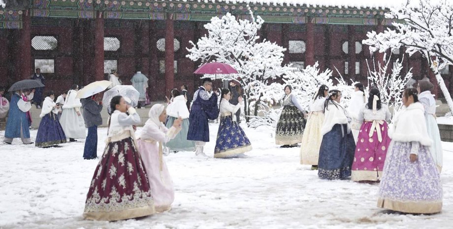 снег, Сеул, Сеул снегопад