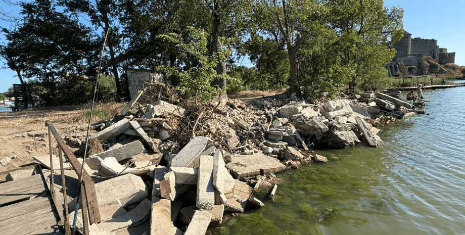 отходы от ракетного удара РФ в Одесской области