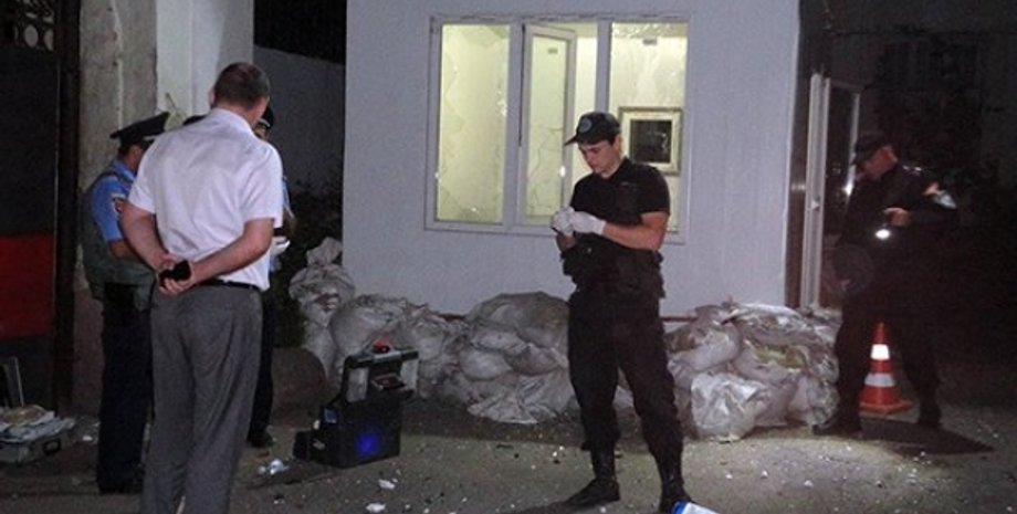 Ночной взрыв в Одессе / Фото: Пресс-служба МВД