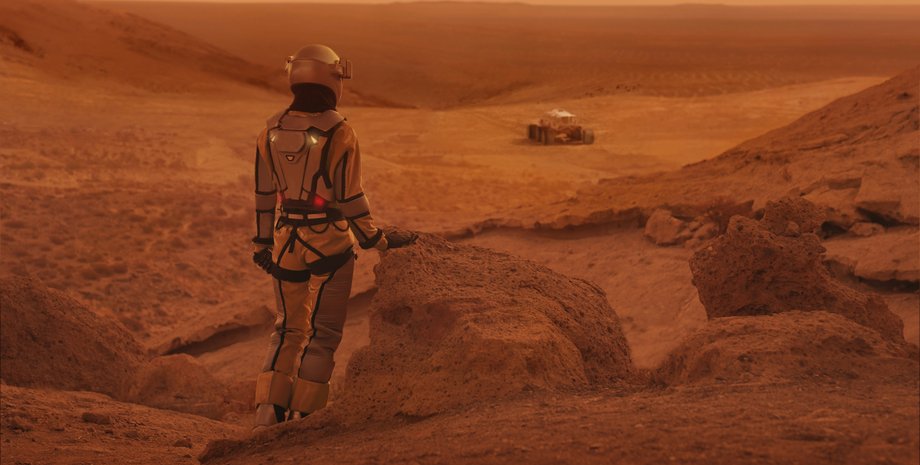 Марс, астронавт