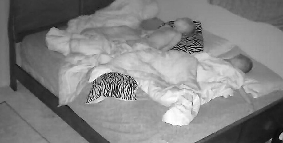 Скрытая камера, дети, призрак, паранормальное, дети спят, запись