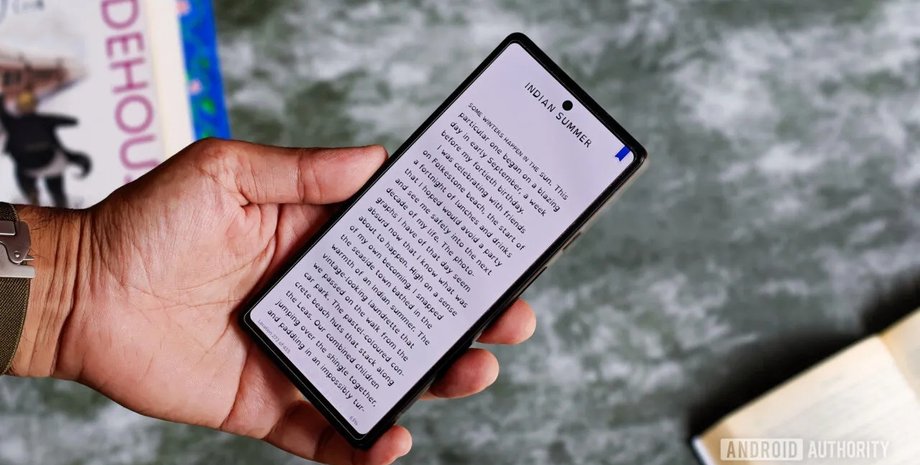 Текст на смартфоні