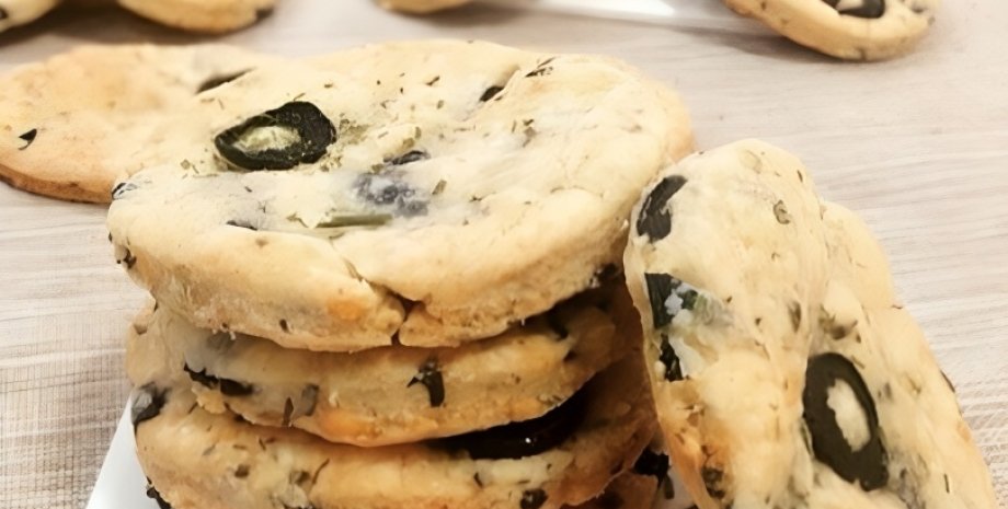 Пикантное печенье с оливками Пикантное печенье с оливками, несладкое печенье, печенье рецепт
