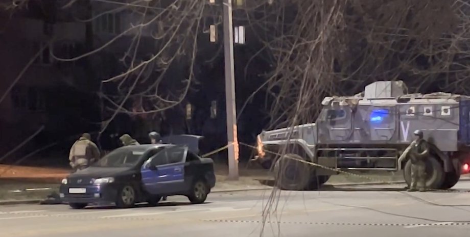 теракт на Донбассе, машина ЛНР, ЛНР подрыв, ЛНР теракт, ЛНР зек, ЛНР войска ВС РФ, ЛНР дезертир, подрыв авто гранаты