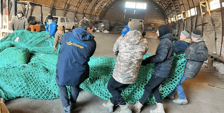 рыболовные сети, дроны, защита от дронов