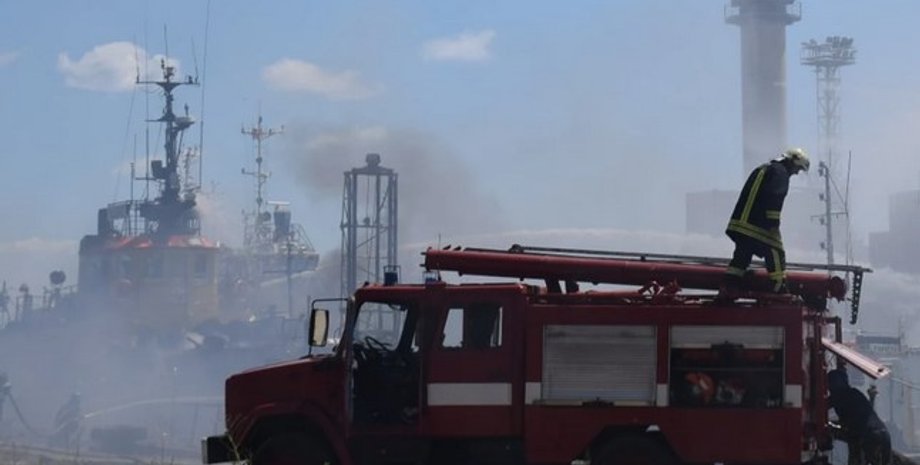 обстрел порта