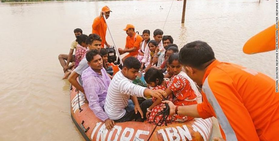 Наводнение в Индии. Фото: National Disaster Response Force