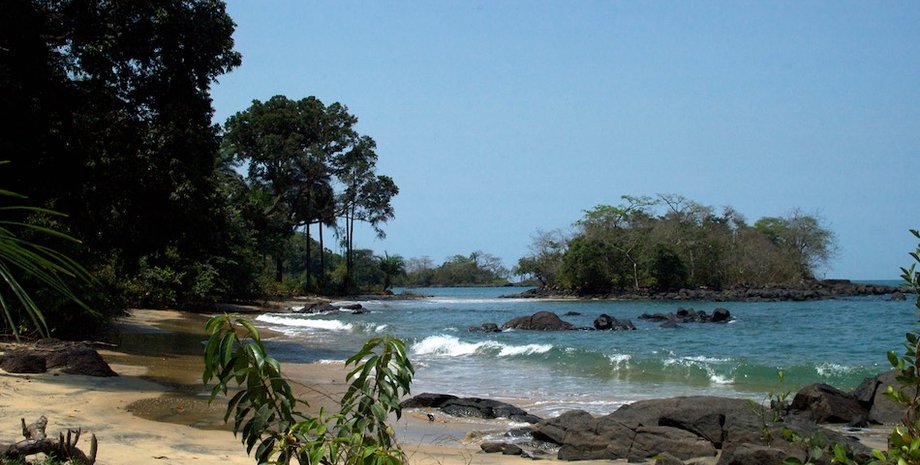 пляж, сьерра-леоне, китай