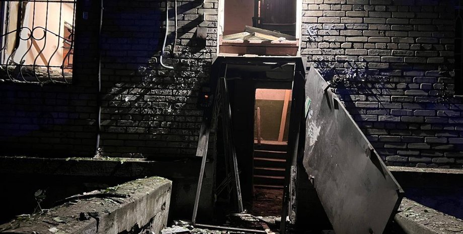 разрушенный дом, удар по запорожью, Запорожье обстрел, Запорожье обстрел, Запорожье удар, Запорожье КАБ