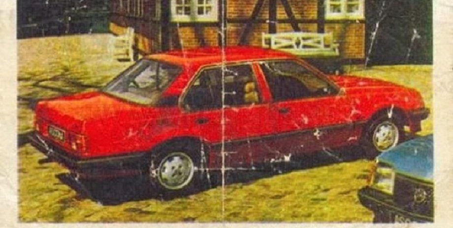 Opel, Opel Ascona, Жвачка, Аукцион, Аукционы, Украина, Вкладыш, Продажа, Рекорд, Фото
