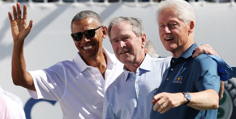 Барак Обама, Джордж Буш-младший, Билл Клинтон