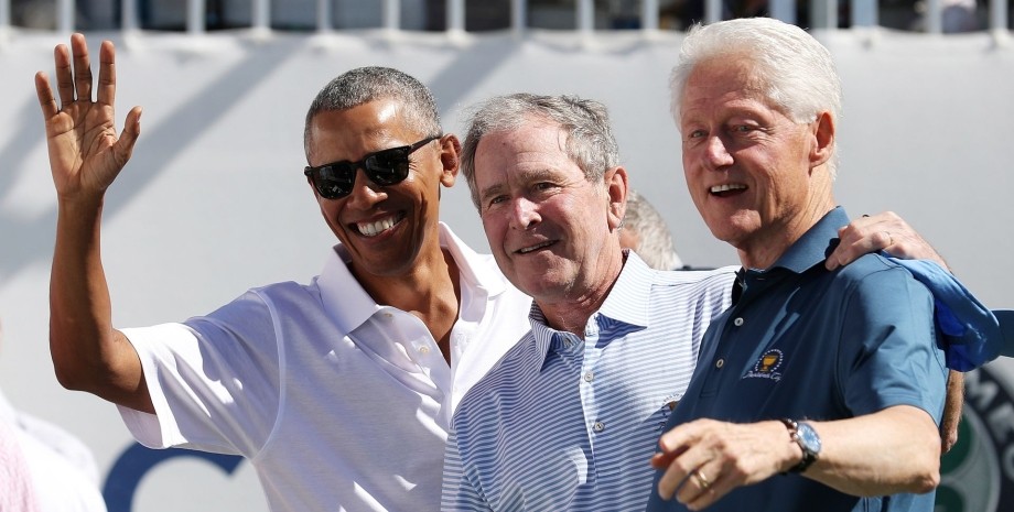 Барак Обама, Джордж Буш-младший, Билл Клинтон