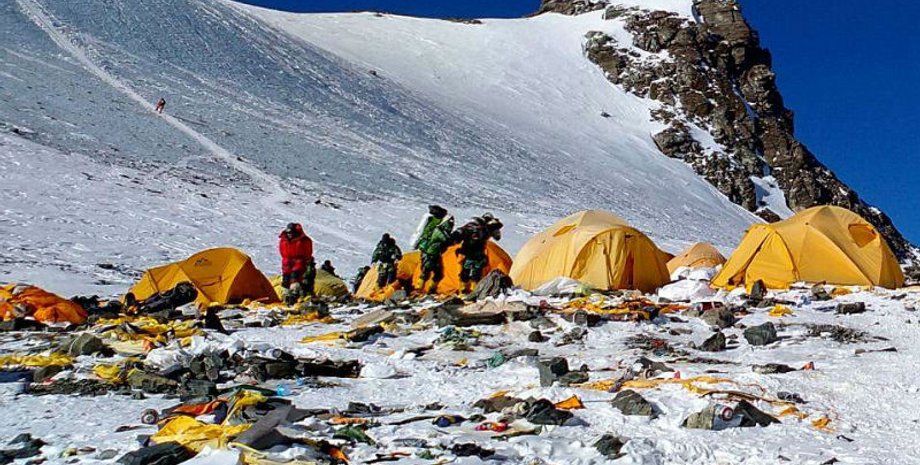 мусор на Эвересте