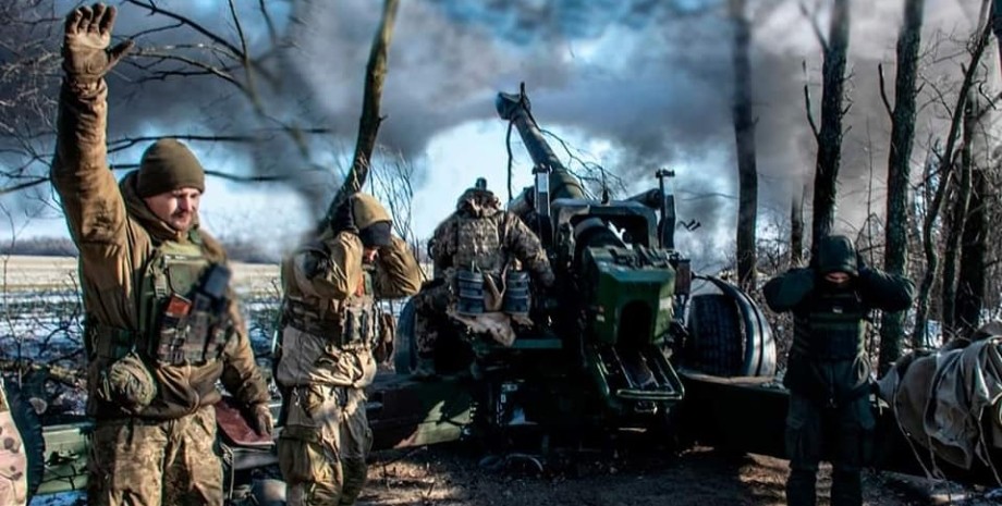 Украинская артиллерия ВСУ, артиллерия, война, Украина, фото