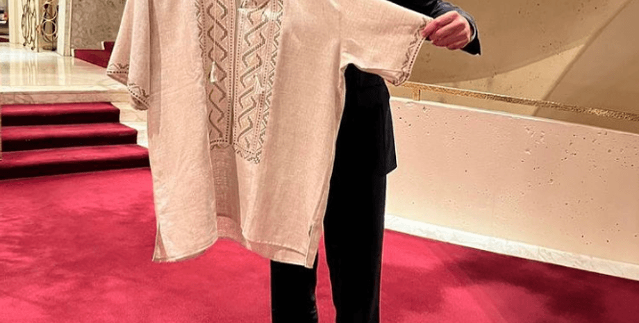 Джимми Феллон, Джимми Феллон вышиванка, андрий бедняков подарил вышиванку, андрий бедняков мариуполь