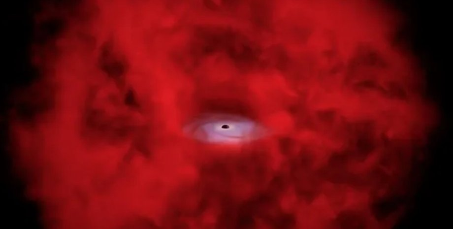 Маленькі червоні точки в космосі є "зірками-чорними дірами"