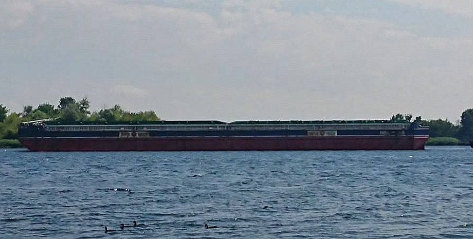 Баржа, що перевозила кавуни, нібулон,
