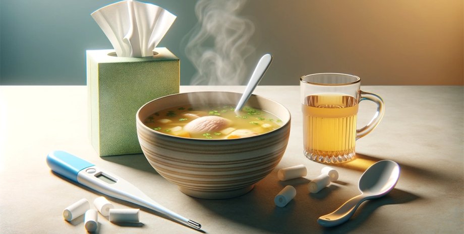 куриный суп еда, напиток, болезнь, температура