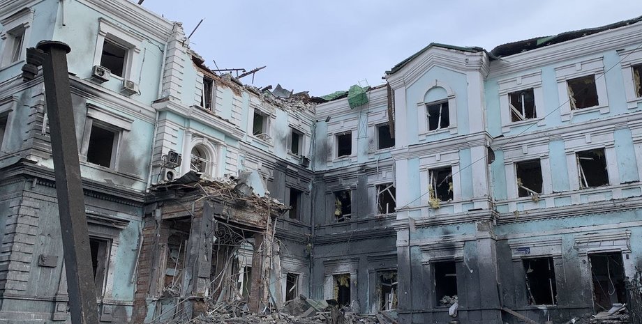 обстрел, руины, Харьков