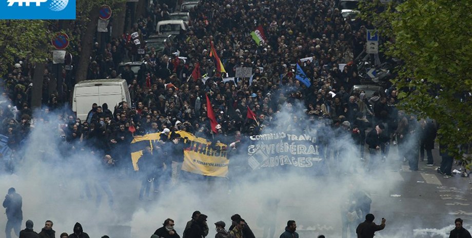 Протесты во Франции / Фото: twitter.com/AFP