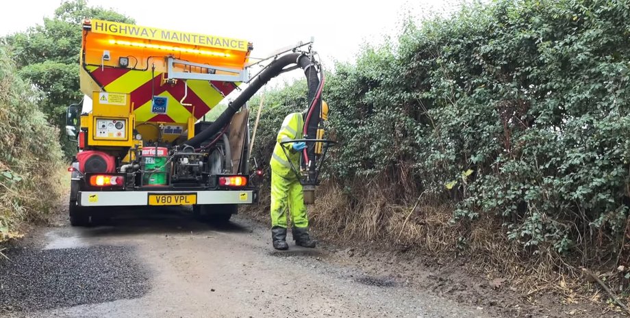 Velocity Patching, Ремонт дорог, Дороги, Авто, Автомобили, Великобритания, Видео