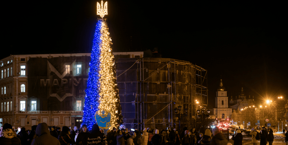 Ялинка незламності, новий рік київ, новий рік у Києві