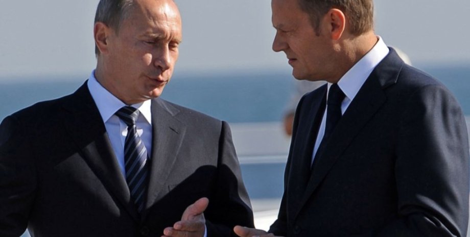 Владимир Путин и Дональд Туск / Фото: Радио Свобода
