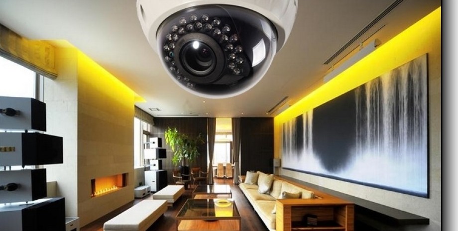 камера наблюдения, дом, видеокамера, квартира
