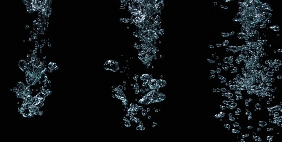 пузыри, воздух, вода