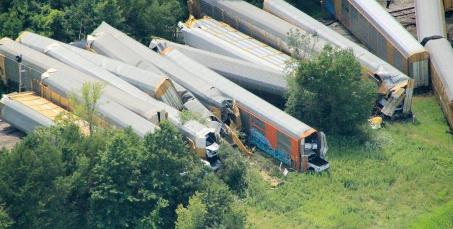 США аварія потягу 450 авто Ford