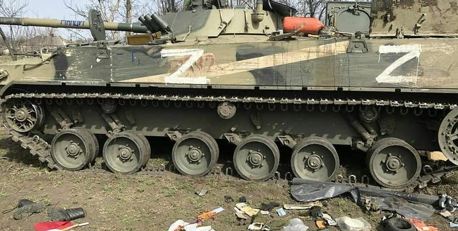 ВСУ разгромили БТГ на донецком направлении, разбитая техника россиян,