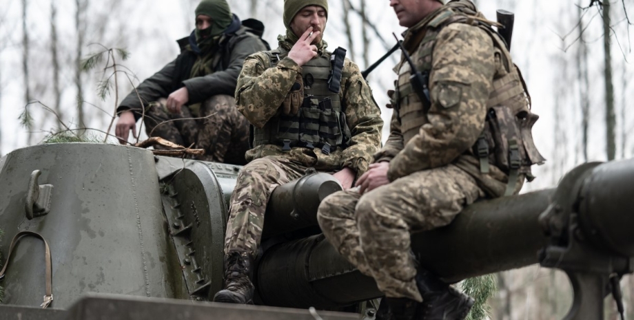 Украинские военные, фото