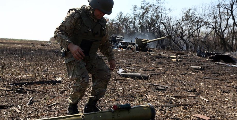 Боец АТО в Донбассе / Фото: facebook.com/sergei.loiko