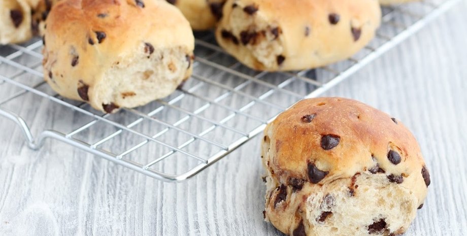 Булочки з шоколадом, булочка, бріош, випічка