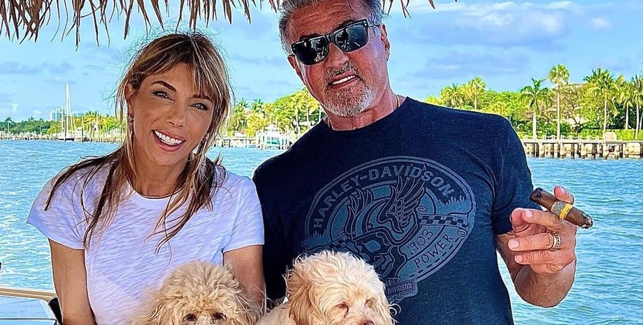 сильвестр сталлоне, дженнифер флавин, слай сталлоне жена