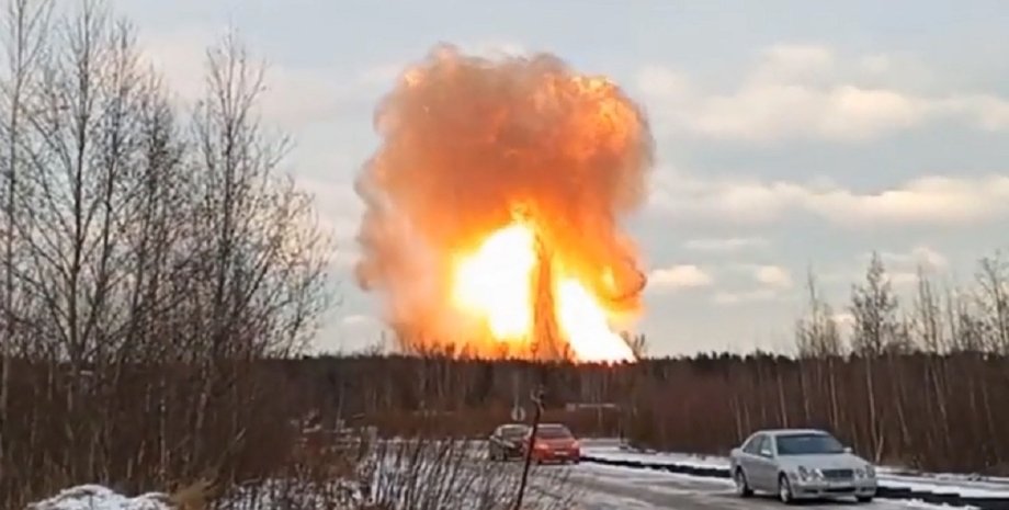 Взрыв газопровода в РФ
