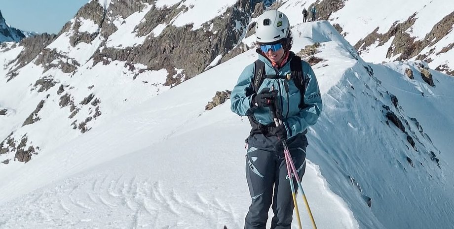 За секунду до катастрофи: лижницю з собакою ледве не накрила лавина, але обійшлося