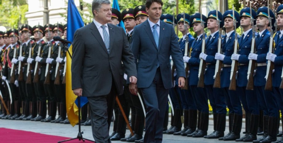 Петр Порошенко и Джастин Трюдо / Фото: Пресс-служба президента