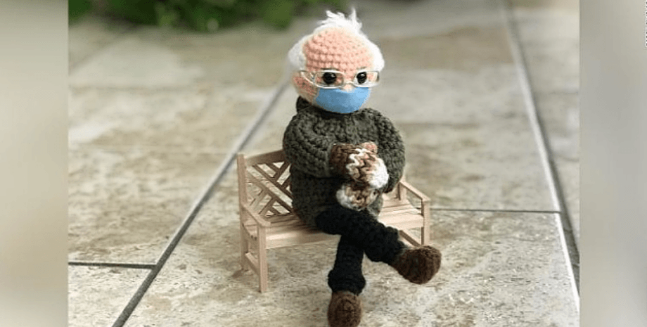 Берни Сандерс, сенатор, кукла, демократ, мем, мэм