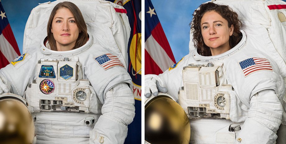 Кристина Кук и Джессика Меир/Фото: NASA