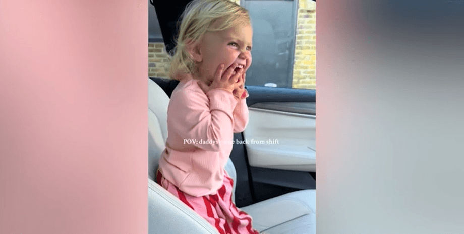 Мама показала, как ее дочь реагирует на отца после разлуки, милое видео разорвало интернет, курьезы