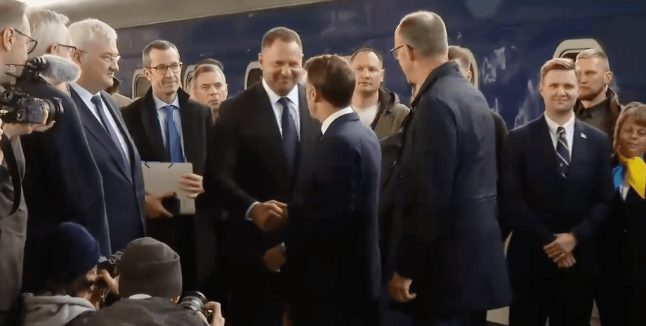 Представители "коалиции решительных", макрон, стармер, дональд туск